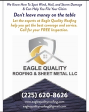 Logo for Eagle Quality Roofing & Sheet Metal, LLC