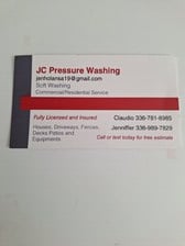 JC Pressure Washing logo