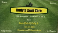 Rudy's Lawn Care logo