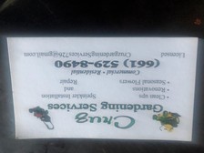 Avatar for Cruz Gardening Service - Unlicensed Contractor