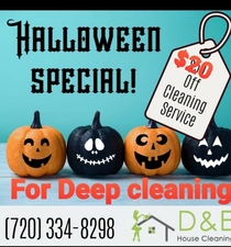 D and E House Cleaning Denver logo