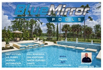 Blue Mirror Pools logo