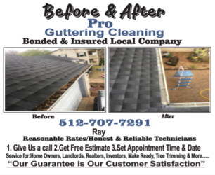 Before & After Pro Gutter Cleaning logo