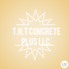 Logo for TNT concrete Plus LLC