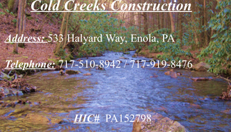 Cold Creeks Construction logo