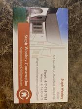 Logo for Steph Woolsey Construction, LLC