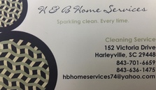 Logo for H & B Home Services
