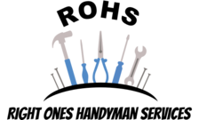 Logo for Right Ones Handyman Services