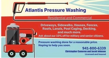 Logo for Atlantis Pressure Washing Services, LLC
