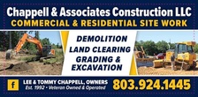 Logo for Chappell & Associates Construction LLC