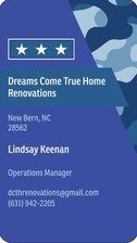 Logo for Dreams Come True Home Renovations Facebook