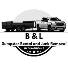 Logo for B & L Dumpster Rental and Junk Removal