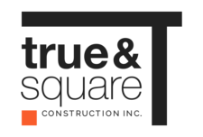 True & Square Construction logo