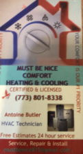 Logo for Must Be Nice Comfort Heating and Cooling, LLC