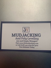 Logo for J.W. Mudjacking & Poly Leveling