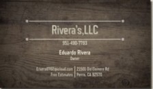 Rivera's Clean Up & Hauling logo