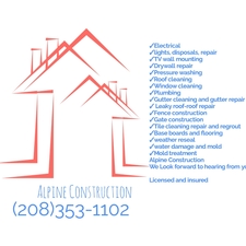 Alpine Construction logo
