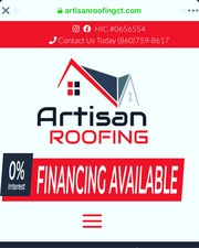 Logo for Artisan Roofing, LLC