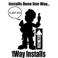 Logo for 1 Way Installs, LLC