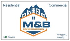 M&B Construction logo