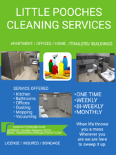Logo for Little Pooches Cleaning Services