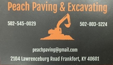 Peach Paving & Excavating LLC logo