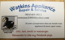 Watkins Appliance Repair & Services logo