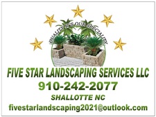 Five Star Landscaping logo