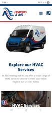 Logo for A&E Heating and Air