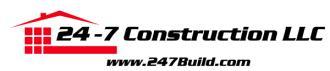 24-7 Construction, LLC logo