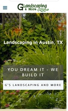 Logo for G Landscaping & More, LLC