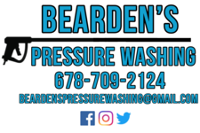 Logo for Bearden's Pressure Washing