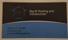 Logo for Big M Roofing and Construction, LLC