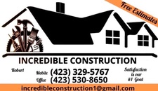Logo for Incredible Construction