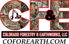 Logo for Colorado Forestry & Earthworks, LLC