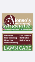 Alonso's Landscaping logo