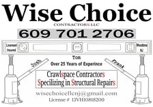 Logo for Wise Choice Contractors, LLC