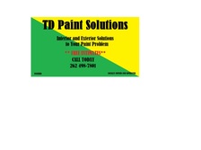 Logo for TD Paint Solutions LLC