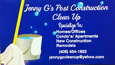 Avatar for Jenny G's Post Construction Clean Up