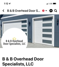 B & B Overhead Door Specialists logo