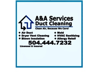 AA Air Duct Cleaning & Installation Services logo