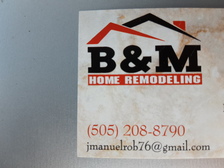 B&M Home Remodeling logo