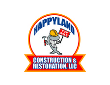 Logo for Happyland Construction & Restoration LLC