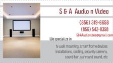 S&A Audio n Video logo