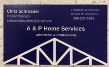 Logo for A & P Home Services