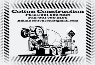 Cotton construction logo