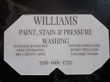 Logo for Williams Painting Staining Pressure Washing