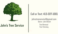 Logo for John's Tree Service