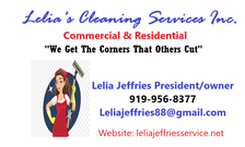 Logo for Lelia's Cleaning Service