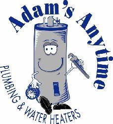 Logo for Adam's On-Time Plumbing & Water Heaters, LLC